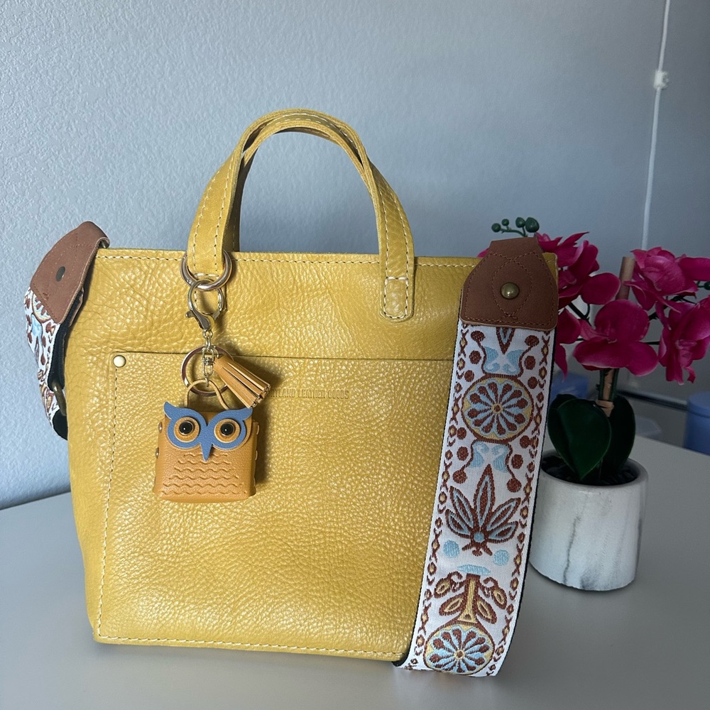 Portland leather goods mini crossbody zip